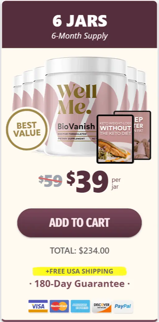 BioVanish offer price